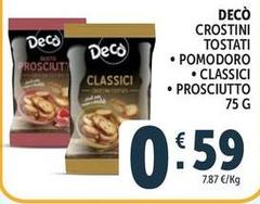 Gusto decò - Crostini Tostati