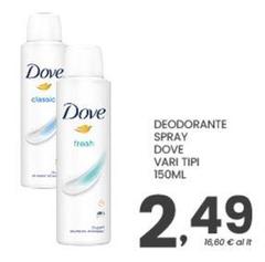 Dove - Deodorante Spray