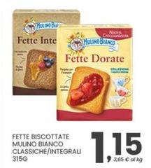 Mulino Bianco - Fette Biscottate Classiche/Integrali