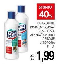 Lysoform - Detergente Pavimenti Casa