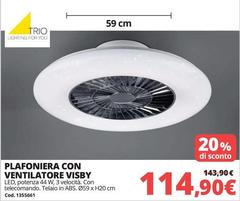 Plafoniera Con Ventilatore