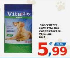 Crocchette Cane Vita-day Carne/cereali/Verdure