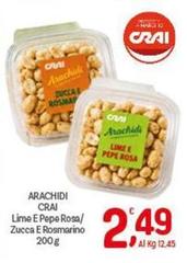 Crai - Arachidi Line E Pepe Rosa/ Zucca E Rosmarino