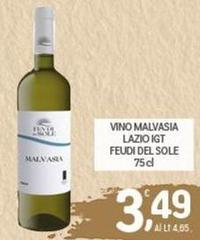 Feudi del sole - Vino Malvasia Lazio IGT