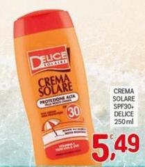 Delice - Crema Solare Spf30+