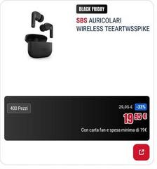 Sbs -  Auricolari Wireless TEERTWSSPIKE