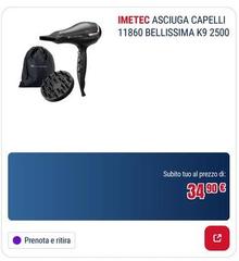 Imetec - Asciuga Capelli 11860 Bellissima K9 2500