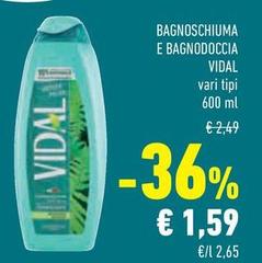 Vidal - Bagnoschiuma E Bagnodoccia