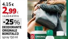 Borotalco - Deodorante Originale