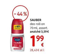 Sauber - Deo Roll-On 70 Ml, Assort.