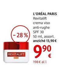 L'oréal - Paris Revitalift Crema Viso Anti-Rughe SPF 30 50 Ml, Assort.
