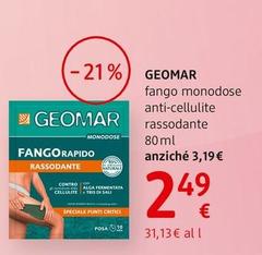 Geomar - Fango Monodose Anti-Cellulite Rassodante 80 Ml
