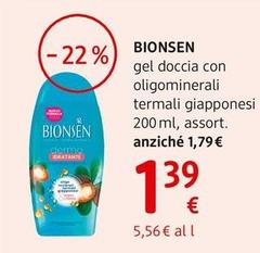 Bionsen - Gel Doccia Con Oligo Minerali Giapponesi 20 Ml, Assort.