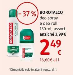 Borotalco - Deo Spray 150 Ml, Assort.