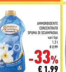 Spuma di Sciampagna - Ammorbidente Concentrato