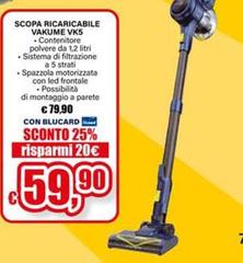 Scopa Ricaricabile Vakume VK5