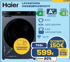 Haier - Lavasciuga HWD80BP14357GTI