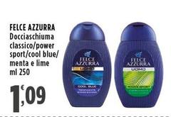 Felce Azzurra - Docciaschiuma Classico/ Power Sport/ Cool Blue/ Menta E Lime