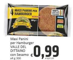 Maxi -  Panini Per Hamburger Valle Del Dittaino