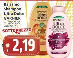 Garnier - Balsamo, Shampoo Ultra Dolce