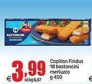 Findus - Capitan  18 Bastoncini Merluzzo