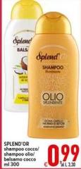 Splend'Or - Shampoo Cocco/ Shampoo Olio/ Balsamo Cocco