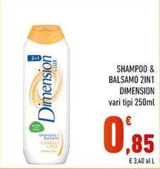 Dimension - Shampoo & Balsamo 2in 1