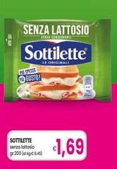 Sottilette - Senza Lattosio