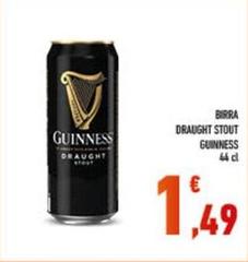 Guinness - Birra Draught Stout