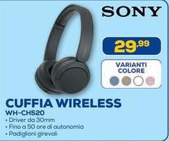 Sony - Cuffia Wireless WH-CH520