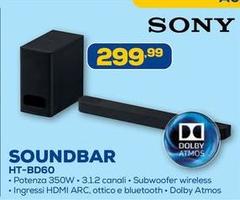 Sony - Soundbar HT-BD60