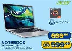 Acer - Notebook AG15-42P-R3NN