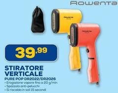 Rowenta - Stiratore Verticale Pure Pop DR2022/DR2026