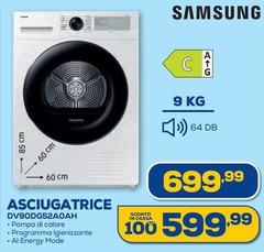 Samsung - Asciugatrice DV90DG52A0AH