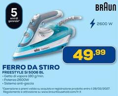 Braun - Ferro Da Stiro Freestyle Si 5006 Bl