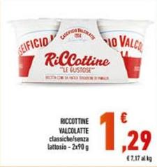 Caseificio valcolatte - Riccottine