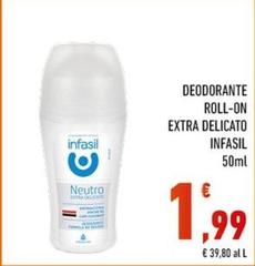 Infasil - Deodorante Roll-On Extra Delicato
