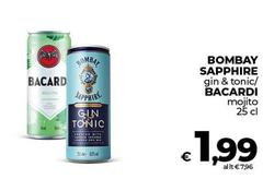 Bacardi - Bombay Sapphire Gin & Tonic