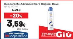 Dove - Deodorante Advanced Care Original