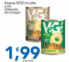 Ananas In Latta Al Naturale, Allo Sciroppo