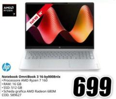 HP - Notebook Omnibook 3 16-by0008nix