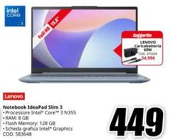 Lenovo - Notebook Ideapad Slim 3
