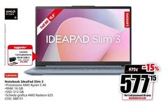 Lenovo - Notebook Ideapad Slim 3
