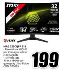 Msi - Mag 325cqpf E18