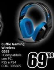 Logitech - Cuffie Gaming Wireless G535