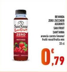 Sant'anna - Bevanda Zero Zuccheri Aggiunti