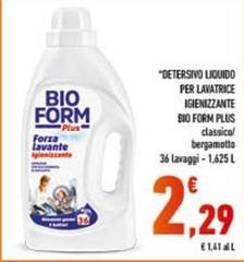 Bio - Detersivo Liquido Per Lavatrice Igienizzante