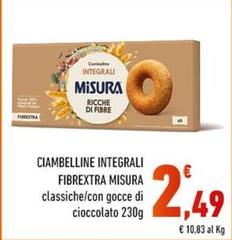 Misura - Ciambelline Integrali Fibrextra