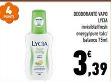Lycia - Deodorante Vapo