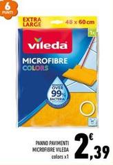 Vileda - Panno Pavimenti Microfibre
